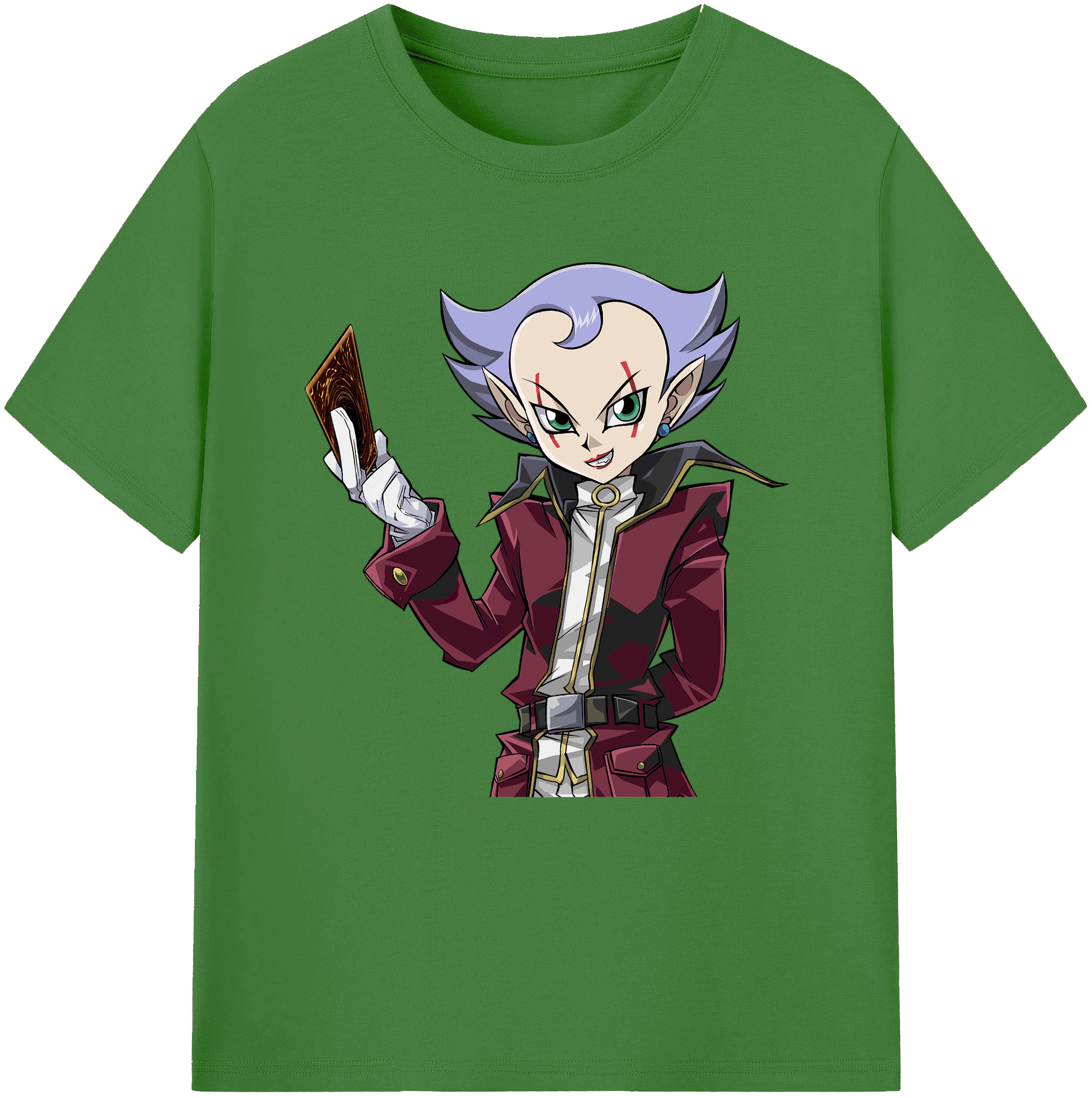 （画像用） 遊☆戯☆王 Yu-Gi-Oh! レディースカジュアルプリントTシャツ（綿100％）